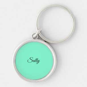 Effenaquamarine Naam Sleutelhanger