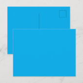 Effene blauwe lucht achtergrond briefkaart (Voorkant / Achterkant)