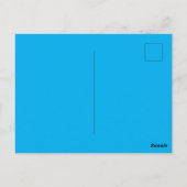 Effene blauwe lucht achtergrond briefkaart (Achterkant)