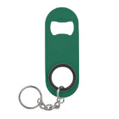 Effene donkergroene gestructureerde achtergrond mini flessenopener (Voorkant)