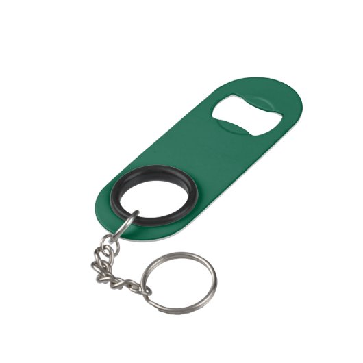 Effene donkergroene gestructureerde achtergrond mini flessenopener (Achterkant Gekanteld)