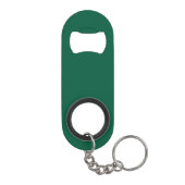 Effene donkergroene gestructureerde achtergrond mini flessenopener (Achterkant)