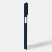 Effene Gedempte Blauwe Kleur Case-Mate iPhone Case (Achterkant / Rechts)