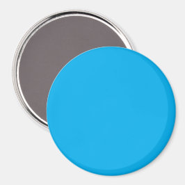 Effene helderblauwe achtergrond magneet