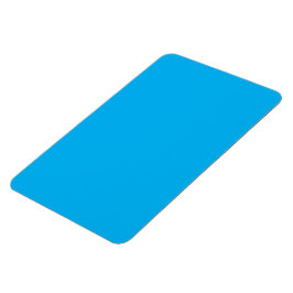 Effene helderblauwe achtergrond magneet