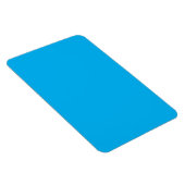 Effene helderblauwe achtergrond magneet (Rechterzijde)