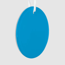 Effene helderblauwe achtergrond ornament