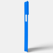 Effene kleur levendig blauw Case-Mate iPhone case (Achterkant / Rechts)