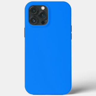 Effene kleur levendig blauw iPhone 13 pro max hoesje