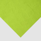 Effene limoengroene kleur tissuepapier (Detail)
