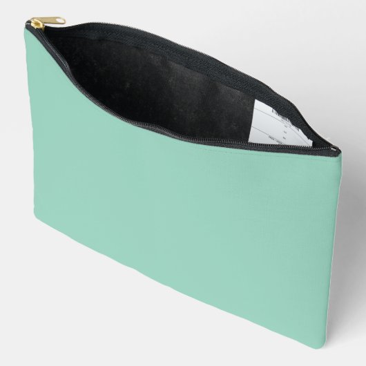 Effene mintgroene achtergrond etui (Open)