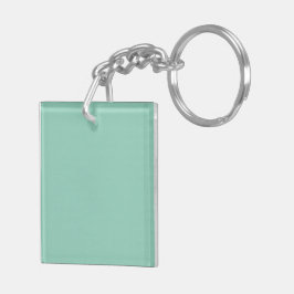 Effene mintgroene achtergrond sleutelhanger