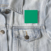 Effene teal achtergrond met een gladde textuur vierkante button 5,1 cm (In situ)