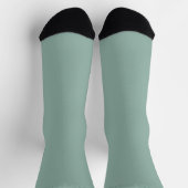 Effene Zachte Licht Pastel Salie Mosgroen Kleur Sokken (Top)