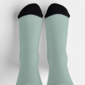 Effene Zachte Licht Pastel Salie Mosgroen Kleur Sokken (Top)