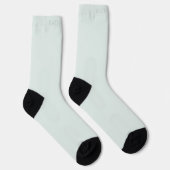 Effene Zachte Licht Pastel Salie Mosgroen Kleur Sokken (Rechts)