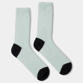 Effene Zachte Licht Pastel Salie Mosgroen Kleur Sokken (Rechts)