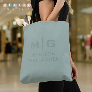 Effene Zachte Licht Pastel Salie Mosgroen Kleur Tote Bag