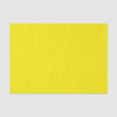 Effene Zonnige Gele Kleur Tissuepapier (Voorkant)