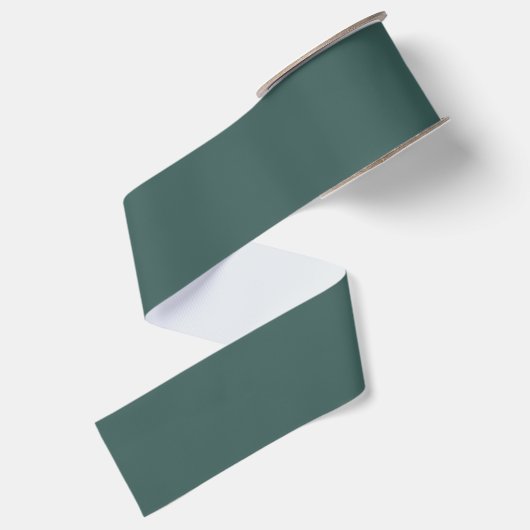 Effengrijs turquoise grosgrain lint (Achterkant)