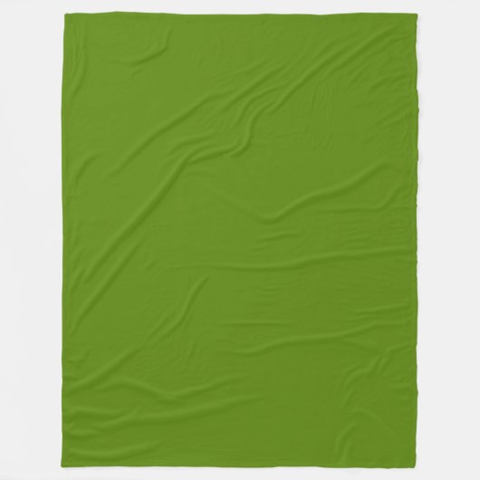 Effengroen Fleece Deken (Voorkant)