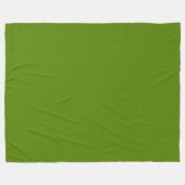 Effengroen Fleece Deken (Voorkant (Horizontaal))