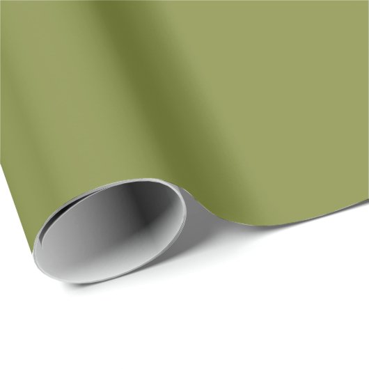 Effengroen gekleurd inpakpapier (Rol Hoek)