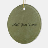 Effengroen Keramisch Ornament (Links)
