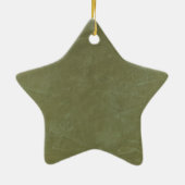 Effengroen Keramisch Ornament (Achterkant)