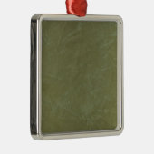 Effengroen Metalen Ornament (Rechts)