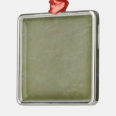 Effengroen Metalen Ornament (Links)