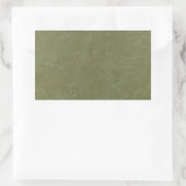 Effengroen Rechthoekige Sticker (Tas)