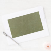 Effengroen Rechthoekige Sticker (Envelop)