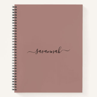 Effenkleurig monogram schetsboek notitieboek