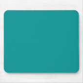 Effenkleurig Teal Klassiek Muismat (Voorkant)