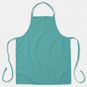 Effenkleurig Turquoise Schort