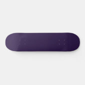 Effens diep violette paars persoonlijk skateboard (Horizontaal)