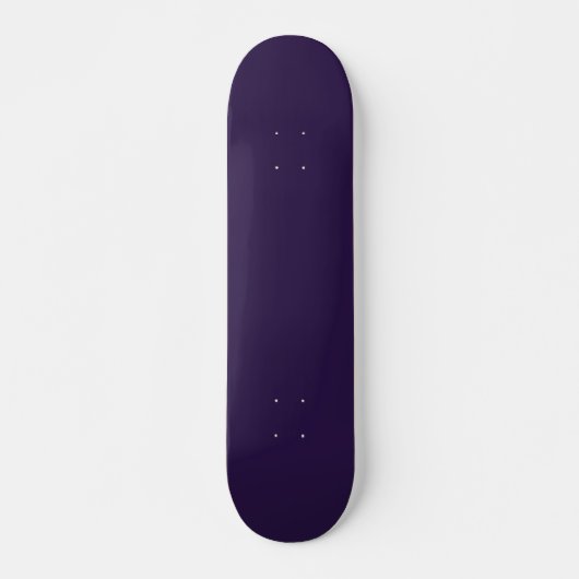 Effens diep violette paars persoonlijk skateboard (Voorkant)