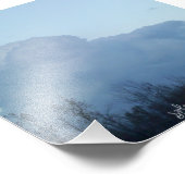 Effervescence Shades of Blue Foto Afdruk (Hoek)