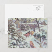Effet de Neige a Montfoucault, 1882 Briefkaart (Voorkant / Achterkant)