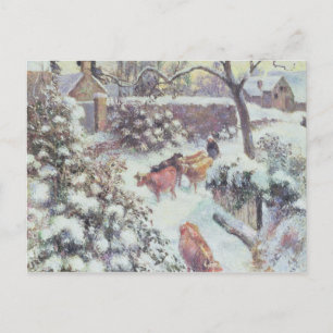 Effet de Neige a Montfoucault, 1882 Briefkaart