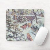 Effet de Neige a Montfoucault, 1882 Muismat (Met muis)