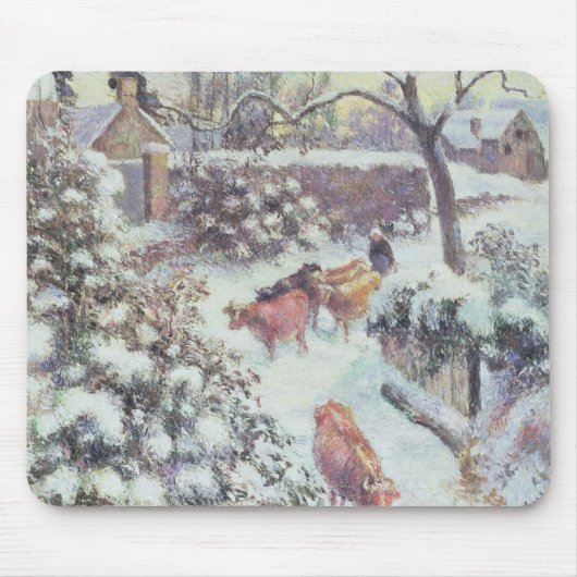 Effet de Neige a Montfoucault, 1882 Muismat (Voorkant)