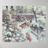 Effet de Neige a Montfoucault, 1882 Poster (Voorkant)