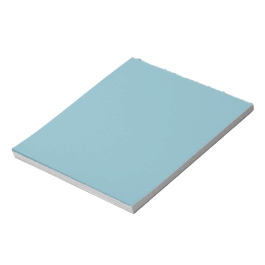 Efficiënt blauw pasteltint minimalistisch professi notitieblok (Linkerzijde)