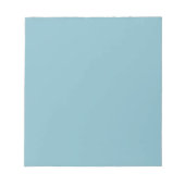 Efficiënt blauw pasteltint minimalistisch professi notitieblok (Voorkant)