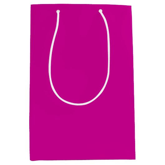 Efficiënt Helder Magenta Medium Cadeauzakje (Voorkant)