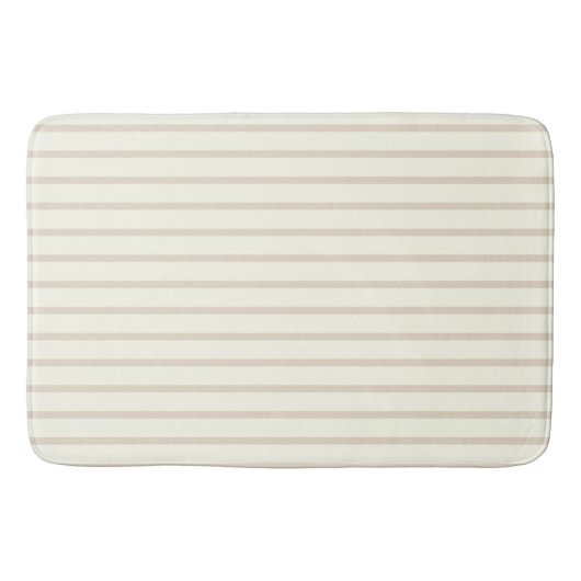 Efficiënt Ivoor & Amandelkleur Minimalistisch Eenv Badmat (Voorkant)