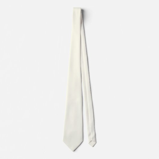 Efficiënt ivoor kleur minimalistisch gewoon modern stropdas (Voorkant)