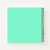 Efficiënt, mint, groen notitieboek (Achterkant)